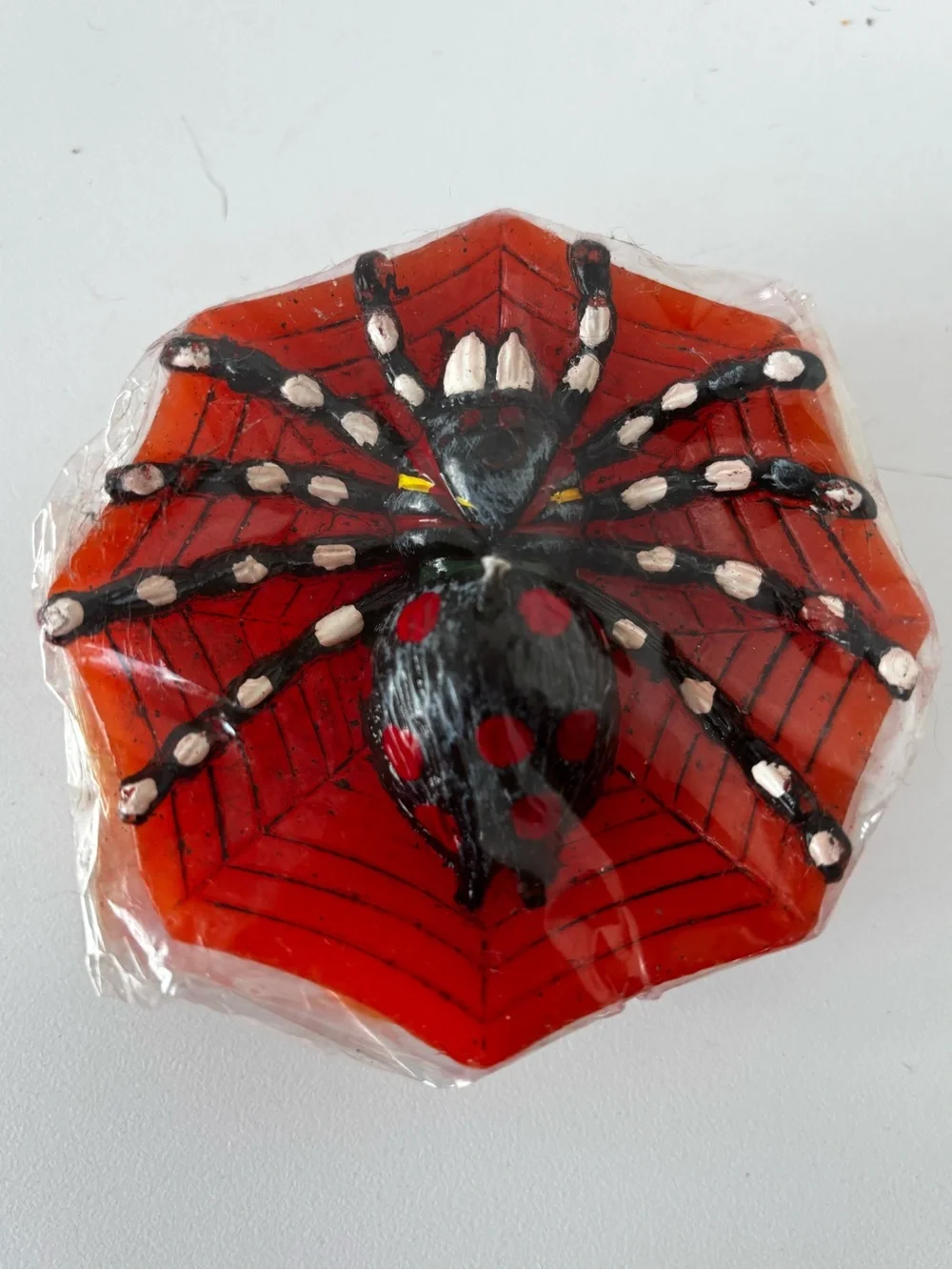 Vintage Hand Painted Foam Wax Tarantula Candle